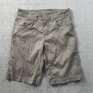 PrAna Shorts Adult Size 30W 11L Brown Active Outdoor Casual Men's